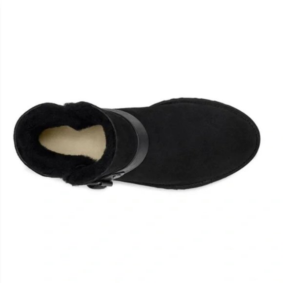 Ugg $150 Australia Romely Short Buckle Boot Black Sz 10 NIB! - Picture 5 of 6